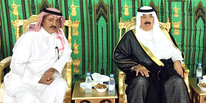  الأمير متعب بن عبد الله خلال التعزية