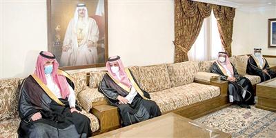 أمين الرياض يقدِّم واجب العزاء لسفارة البحرين 