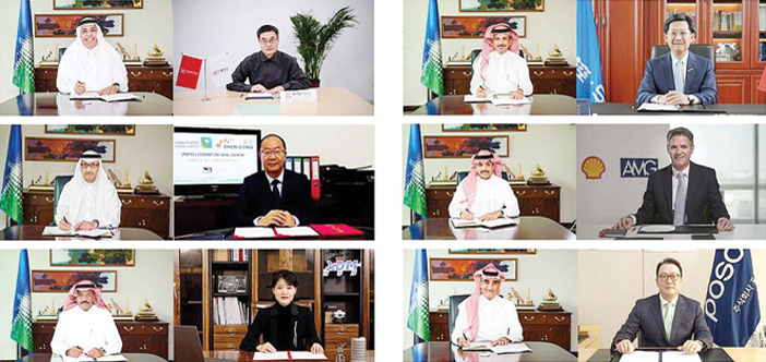  من توقيع «أرامكو السعودية» مذكرات التفاهم مع الشركات العالمية