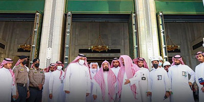 افتتاح «باب الملك عبد العزيز» بالمسجد الحرام 