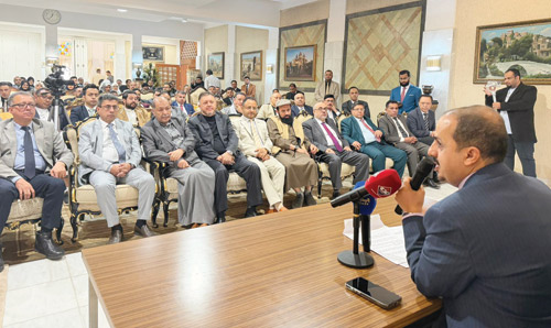 جانب من الاجتماع مع معالي وزير الإعلام