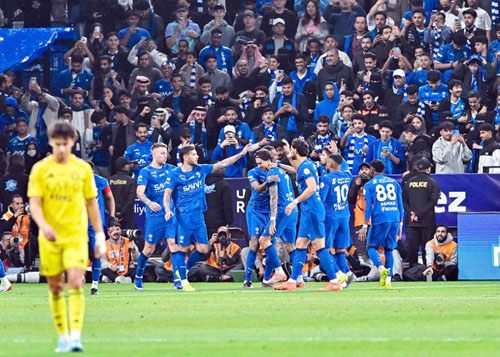  الهلال تفوق على النصر بالثلاثة