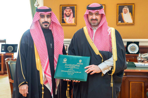 سموه خلال الاستقبال