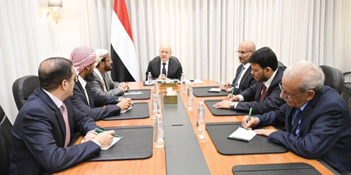  اجتماع مجلس القيادة الرئاسي اليمني أمس