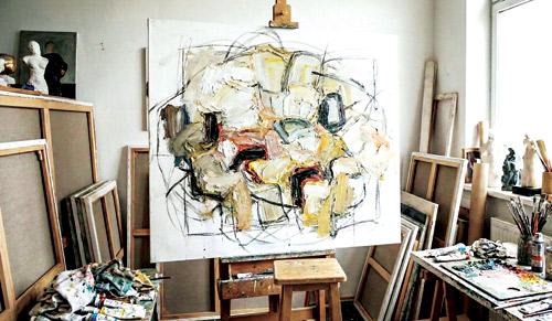  مرسم الفنان (بداية الإبداع)