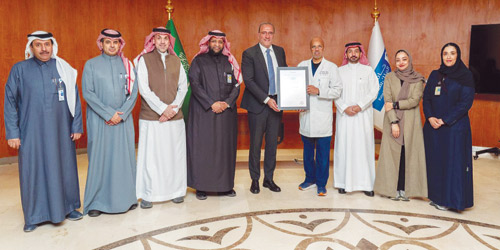 المدينة الطبية بجامعة الملك سعود تحصل على شهادة ISO 31000 لإدارة المخاطر 
