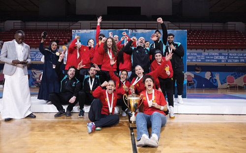 سيدات القادسية للسلة بطلات للبطولة السعودية 