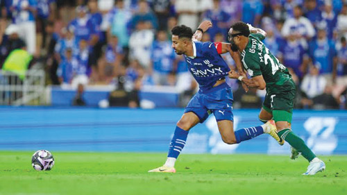  من مواجهة سابقة بين الهلال والأهلي