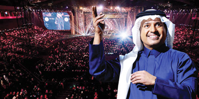 ثلاث ليال غنائية تروي عطش راشد الماجد 