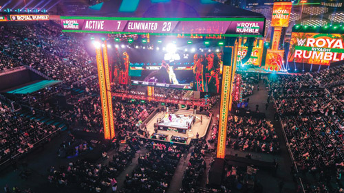 «Royal Rumble» يختتم فعالياته في ليلة تاريخية 