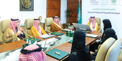 أمير الشرقية يدشن ويضع حجر الأساس لـ«321» مشروعاً تعليمياً 