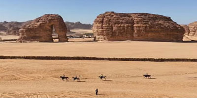 انطلاق منافسات سباق بطولة الفرسان للقدرة والتحمّل في العُلا 