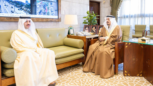  سموه خلال الاستقبال