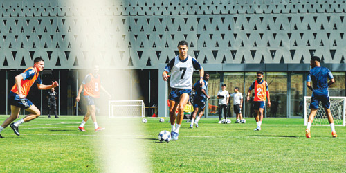 رونالدو يواصل الظهور في التدريبات.. 