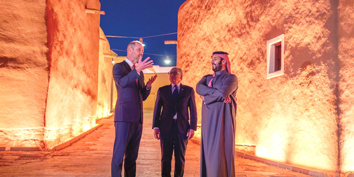 في زيارة تضمنت عرضاً للمخطط الرئيس لمشروع الدرعية 