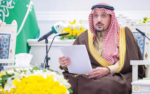 أمير القصيم يبارك إطلاق الخطة الإستراتيجية المؤسسية لإمارة المنطقة 