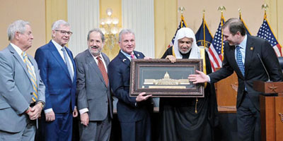 الكونغرس الأمريكي يكرم الأمين العام لرابطة العالم الإسلامي 