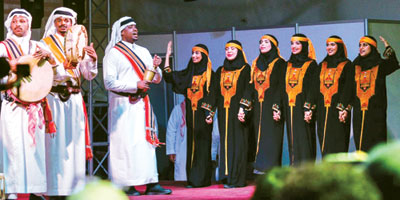 تنوّع الفنون السعودية في معرض دمشق الدولي للكتاب 