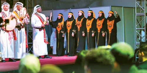 تنوّع الفنون السعودية في معرض دمشق الدولي للكتاب 