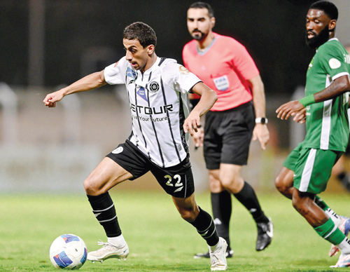 تعادل مثير بين الشباب والنهضة العُماني في دوري أبطال الخليج 