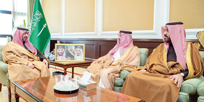 الأمير خالد بن سعود يستقبل العضو المنتدب لـ «تبوك الزراعية» 