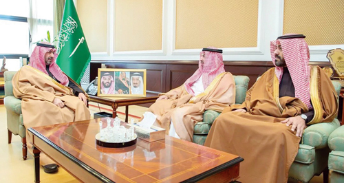 الأمير خالد بن سعود يستقبل العضو المنتدب لـ «تبوك الزراعية» 