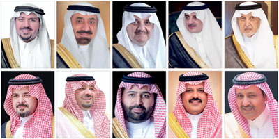 أمراء المناطق يشكرون القيادة على الموافقة بإطلاق الحملة الوطنية للعمل الخيري 