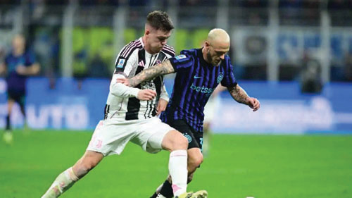 إنتر ميلان يحسم كلاسيكو إيطاليا 