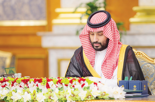 جدد خلال جلسة برئاسة ولي العهد مواقف المملكة الثابتة تجاه أوضاع المنطقة والعالم 