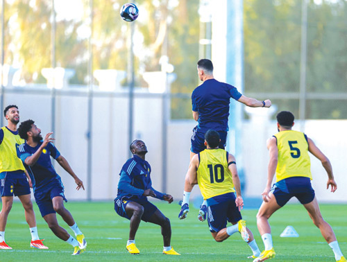  لقطة من تدريب النصر