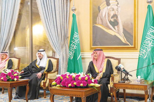 أمير منطقة تبوك خلال رعايته الاحتفال بيوم التأسيس: 