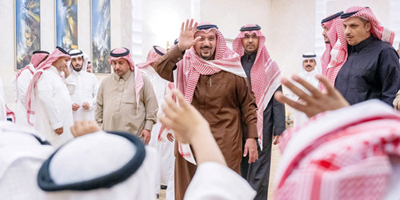 أمير منطقة القصيم يشارك أبناءه الأيتام مأدبة الإفطار 