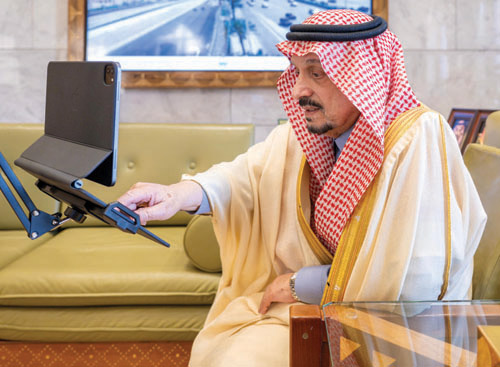  سموه خلال التدشين