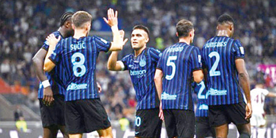 إنتر ميلان يعزز صدارته للدوري الإيطالي 