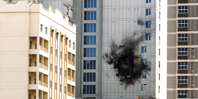 تواصل الاعتداءات الإيرانية على دول الخليج 