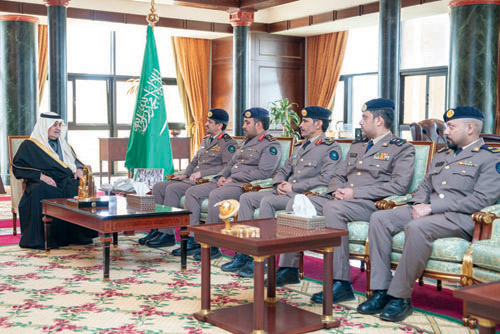  سموه خلال اللقاء