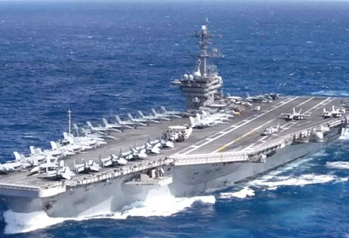 حاملة طائرات أميركية ثالثة تستعد للتوجه إلى الشرق الأوسط 