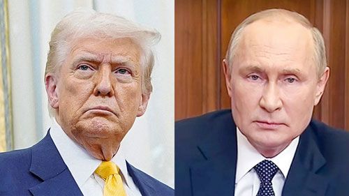مكالمة بين ترامب وبوتين بحثت تطورات الوضع الدولي 