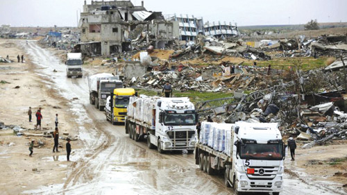 الأمم المتحدة: إغلاق المعابر يعرقل المساعدات لغزة 