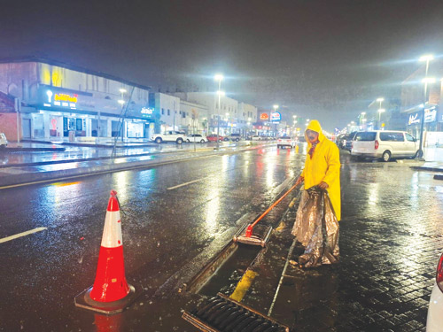 تصريف 4 ملايين م3 من مياه الأمطار في الدمام 