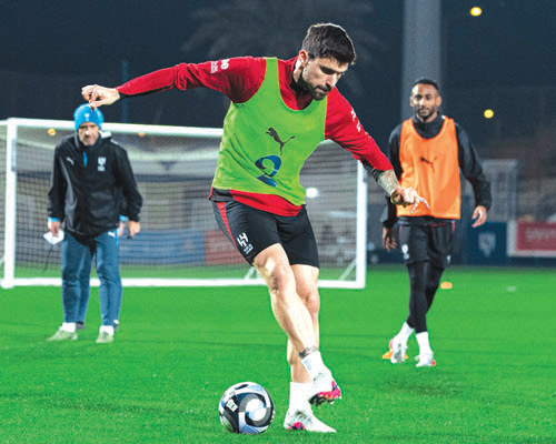 من مشاركة نيفيز في المران