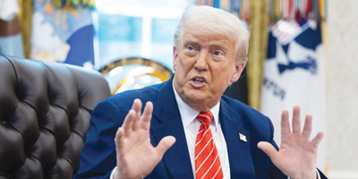 ترامب: إيقاف «إمبراطورية الشر الإيرانية» أهم من أسعار النفط 