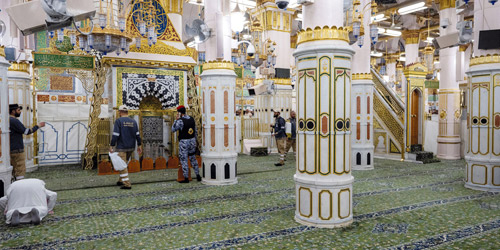 الروضة الشريفة.. من أشرف بقاع الأرض ووجهة القاصدين للصلاة بالمسجد النبوي 