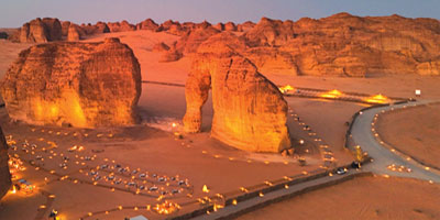 صخرة الفيل.. وجهة مفضّلة لتناول الإفطار الرمضاني 