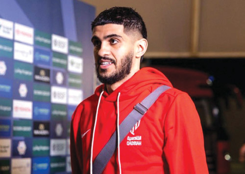 إصابة الأحمد تغيبه عن المونديال 