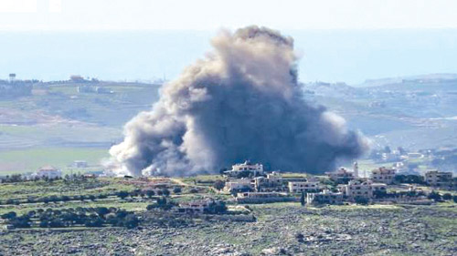 مقتل عسكري وإصابة أربعة آخرين في غارة إسرائيلية جنوب لبنان 