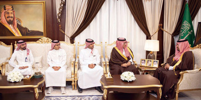 نائب أمير منطقة نجران يستقبل الرئيس التنفيذي للتجمع الصحي 