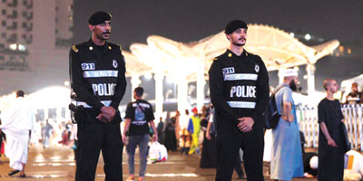 عيون تحرس الأمن وترعاها عين الله 