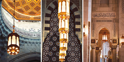 ثريات وقناديل المسجد الحرام.. تحف فنية تضيء أروقة البيت العتيق 