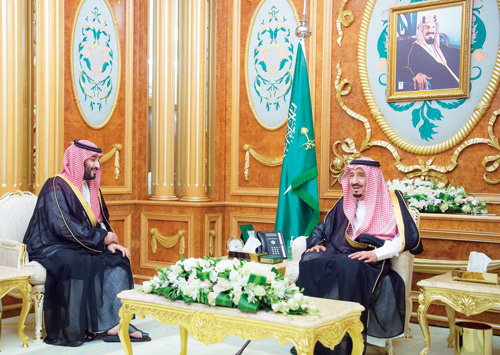 خادم الحرمين وولي العهد يتبادلان التهاني مع قادة الدول الإسلامية 